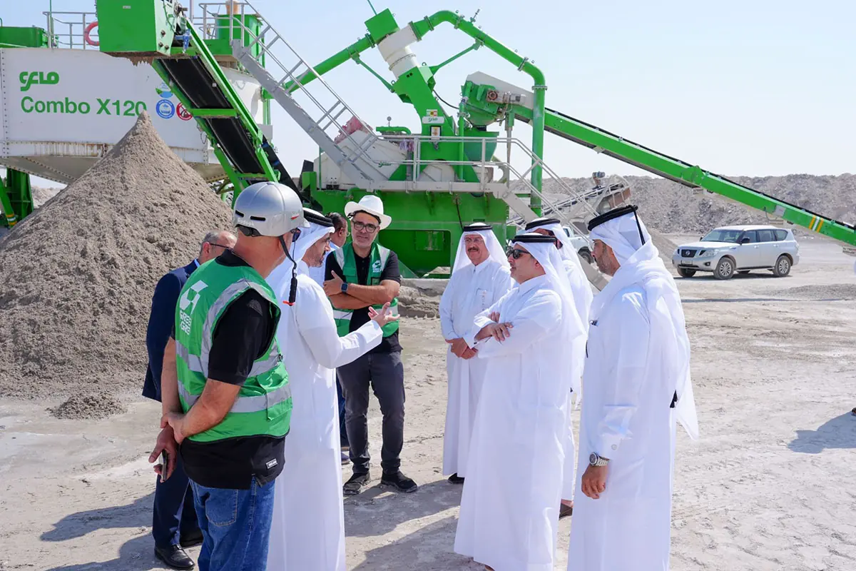 QPMC C&D waste recycling plant in Qatar