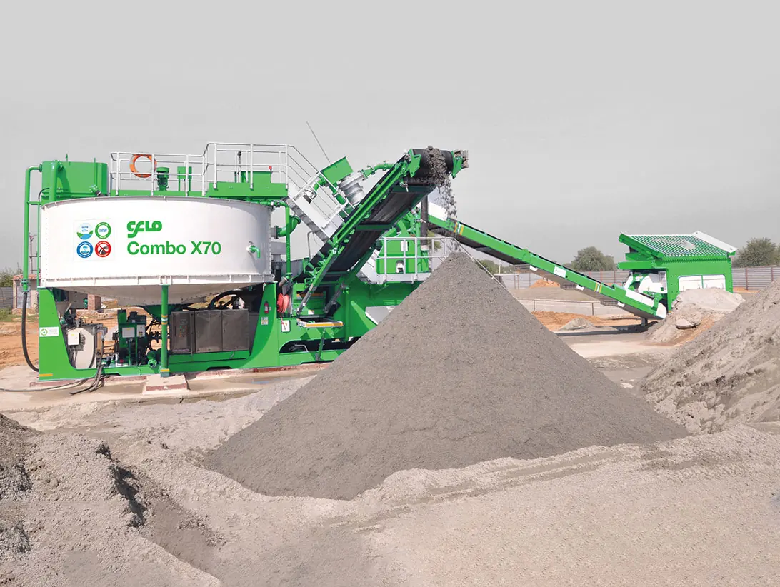 CFlo Combo all-in-one sand washing plant
