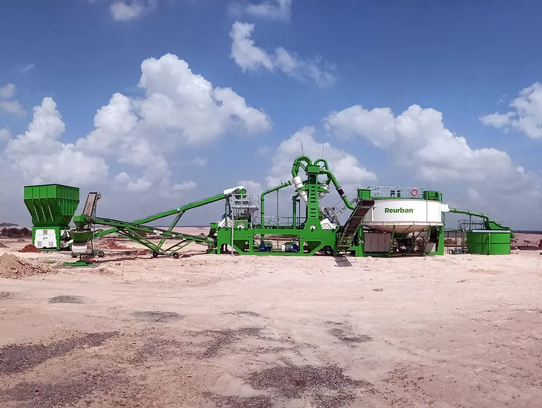 CFlo Reurban C&D waste recycling plant
