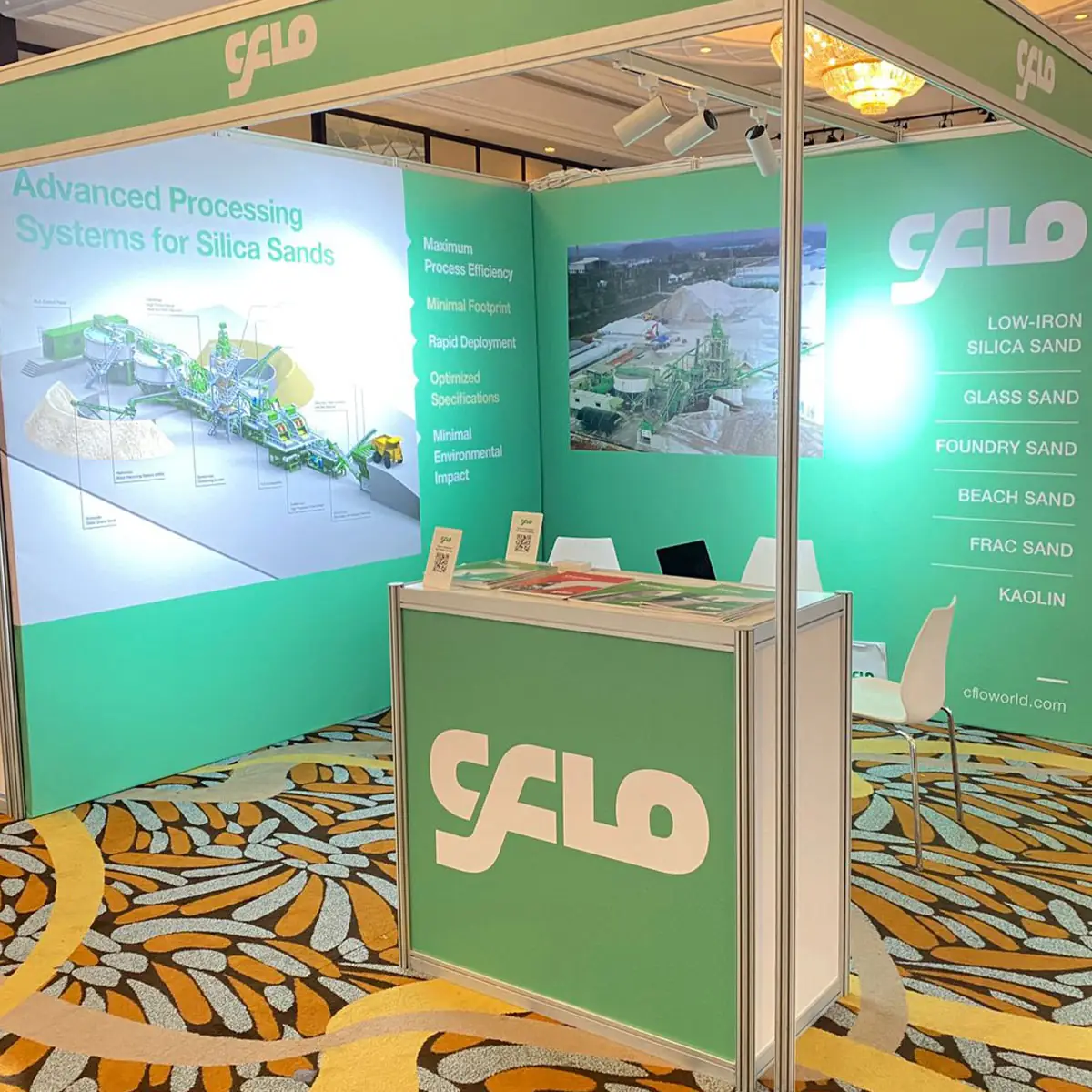 CFlo showcases Cutting-Edge Silica Sand Processing Solutions