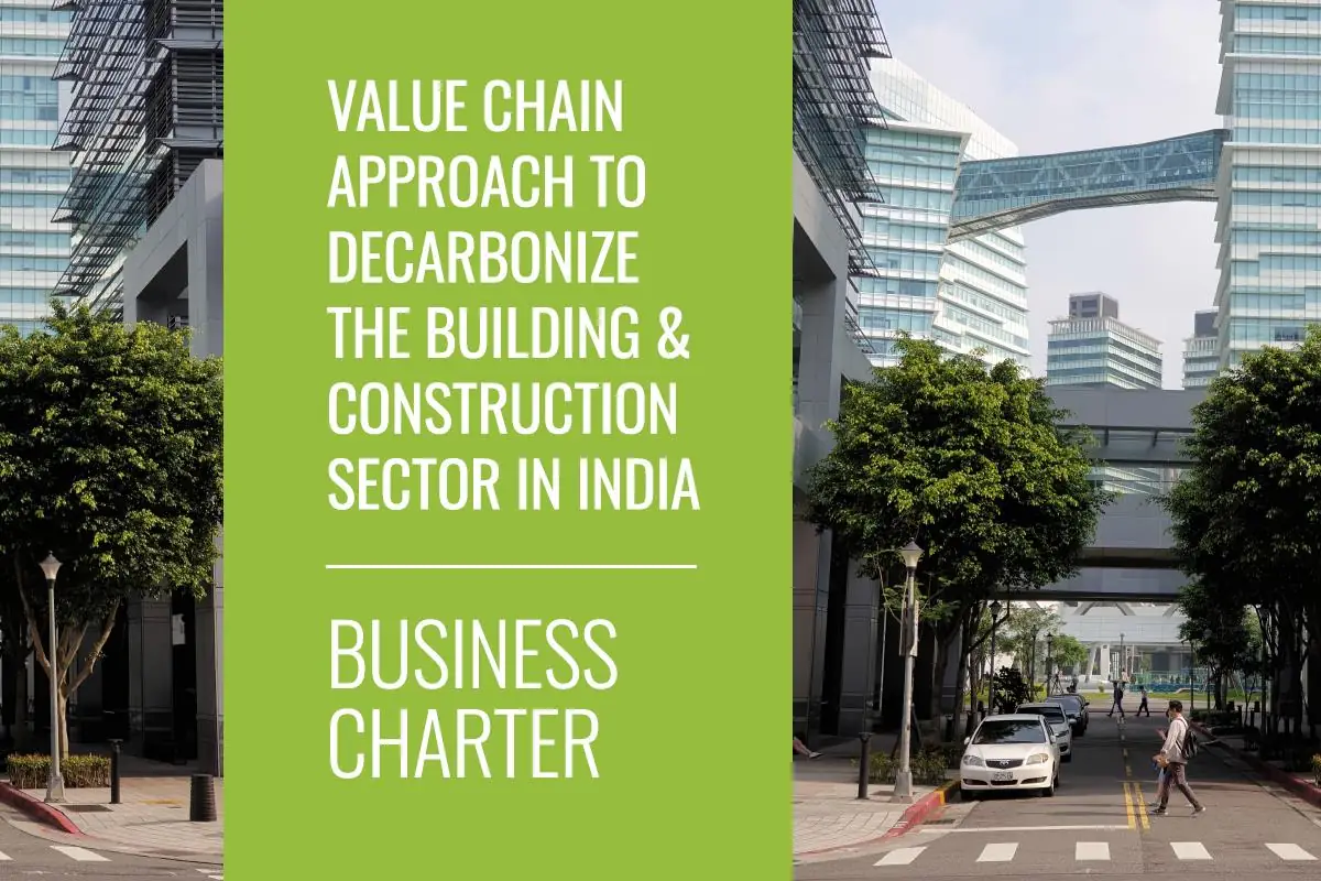 Business Charter Signed by us to Support Decarbonization