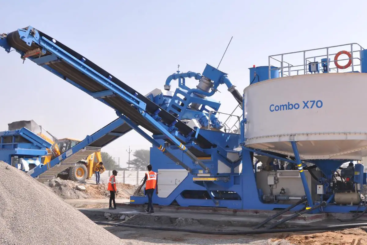 Greenfield customer in Rajasthan initiated into M-Sand Produ