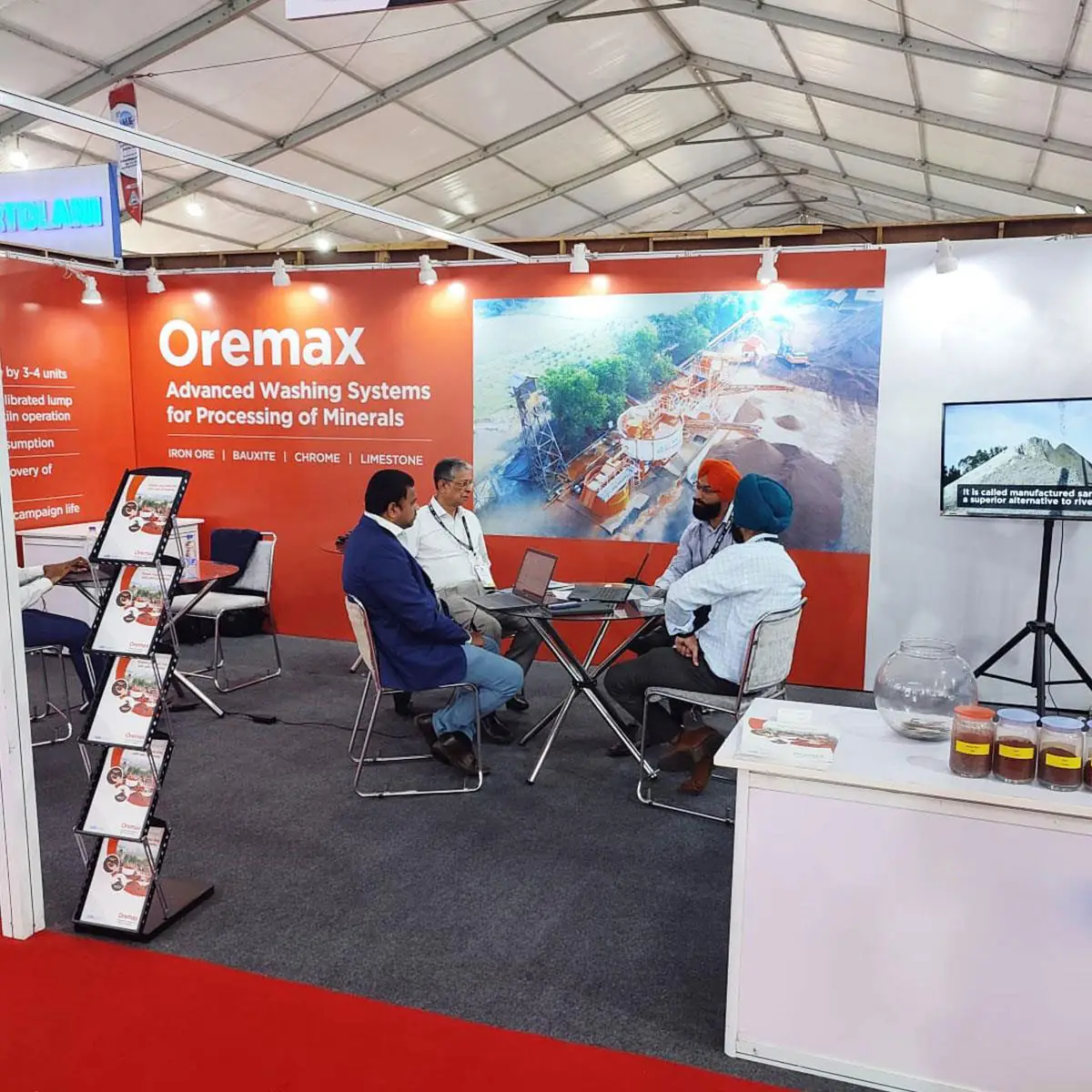 Showcasing of Mineral Beneficiation Platform, Oremax, at IME
