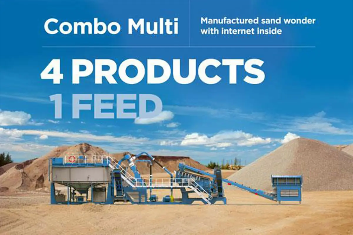 Combo Multi - The manufactured sand wonder with internet inside