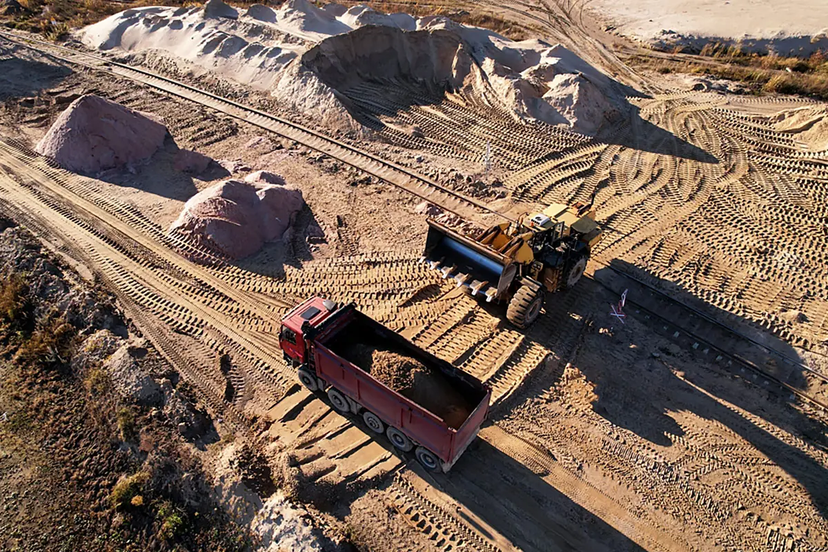 Coal Mining Overburden to Sand