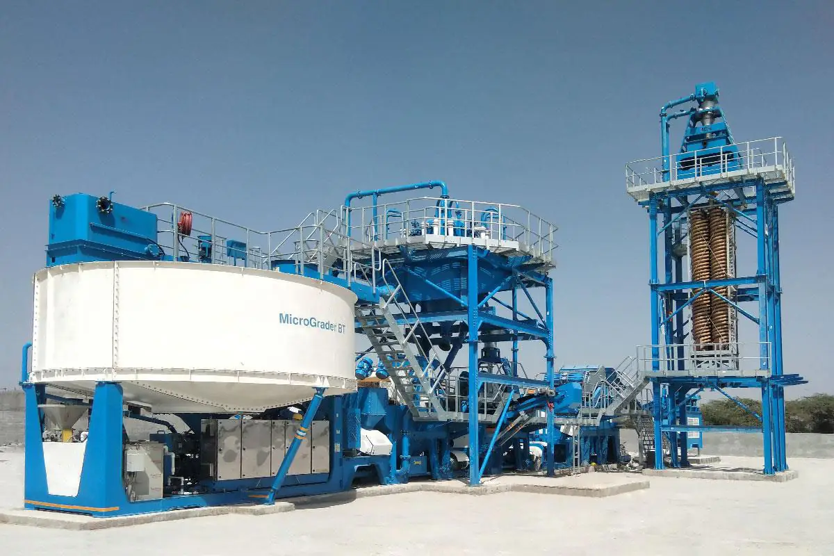 Efficient recovery of china clay from silica sand rock
