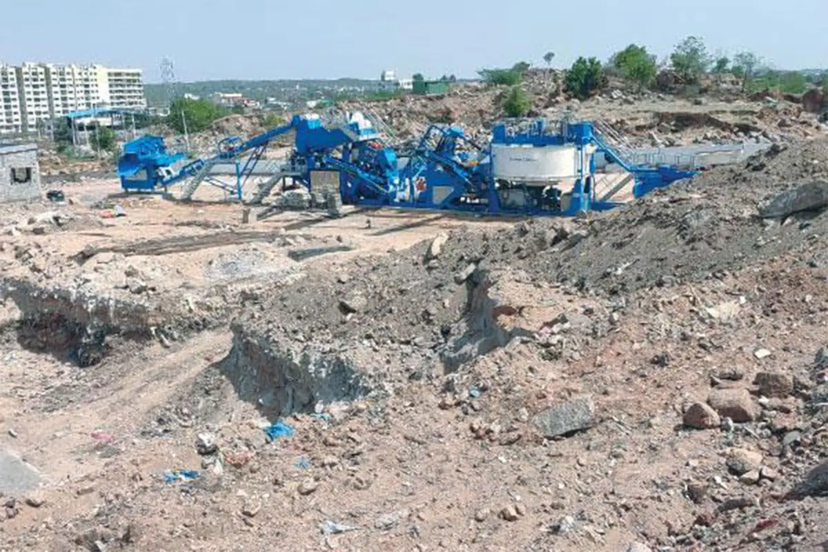 Hyderabad recycles construction and demolition wastes