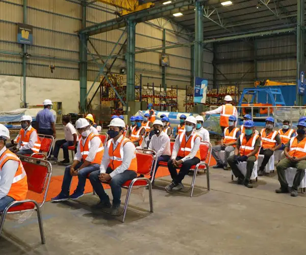 We exported our patented C&D Waste Recycling machine to Korea