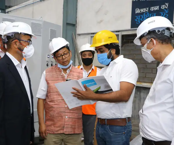 We exported our patented C&D Waste Recycling machine to Korea