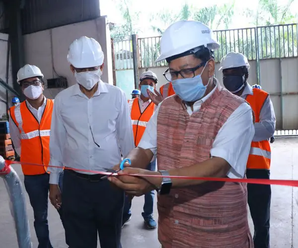 We exported our patented C&D Waste Recycling machine to Korea
