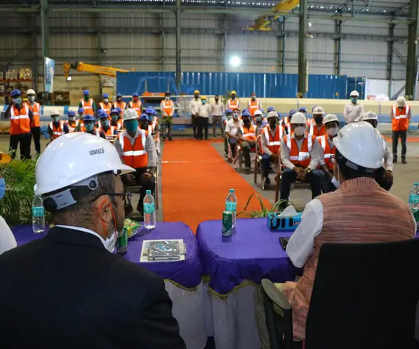 We exported our patented C&D Waste Recycling machine to Korea