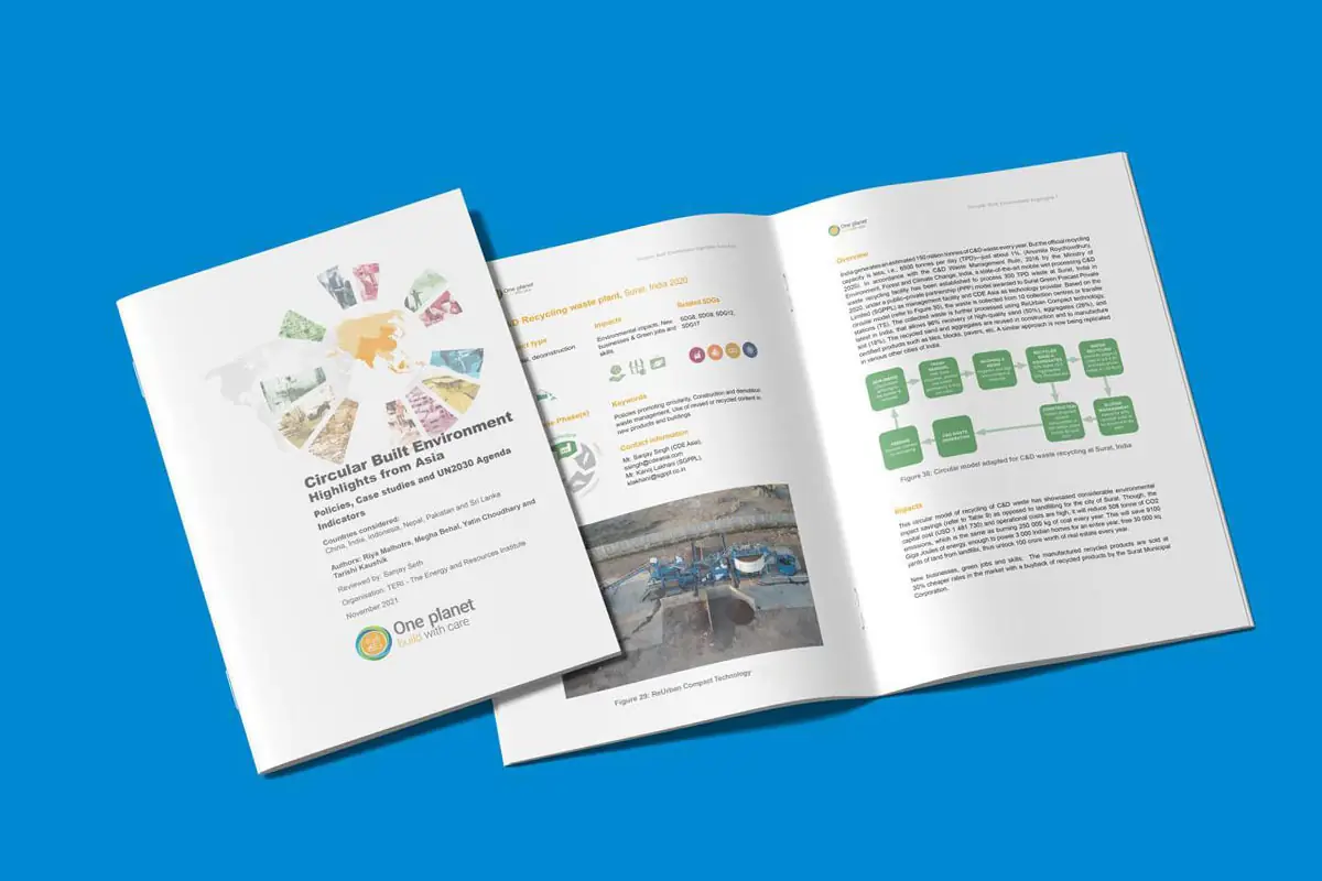 Our Plant cited in TERI’s Circular Built Environment Report