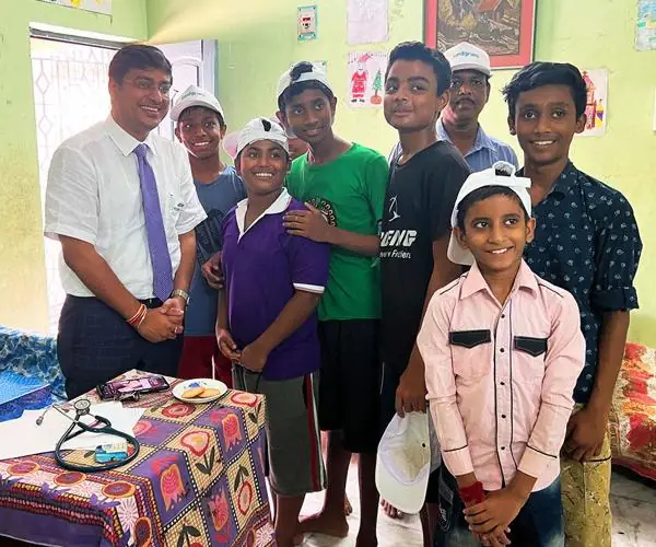 Paediatric consultation conducted at SAMPARC