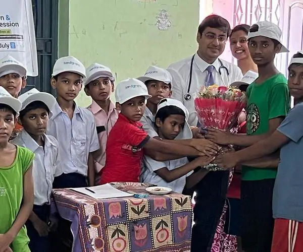 Paediatric consultation conducted at SAMPARC