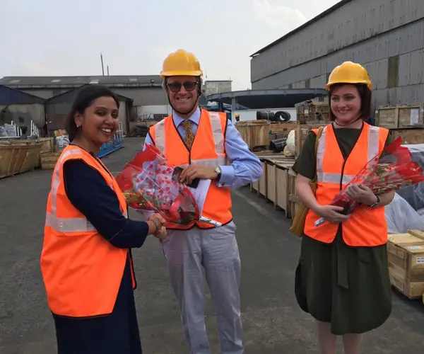 Rhiannon Harries visits CFlo Workshop