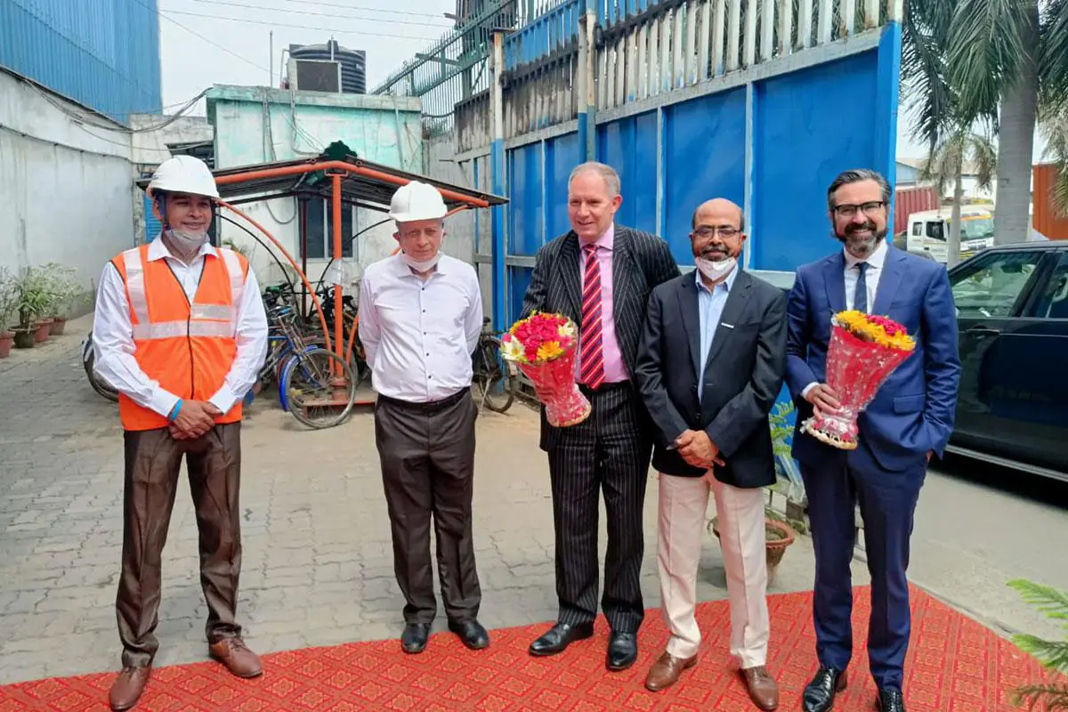 Senior UK Diplomats visit our Manufacturing Facility